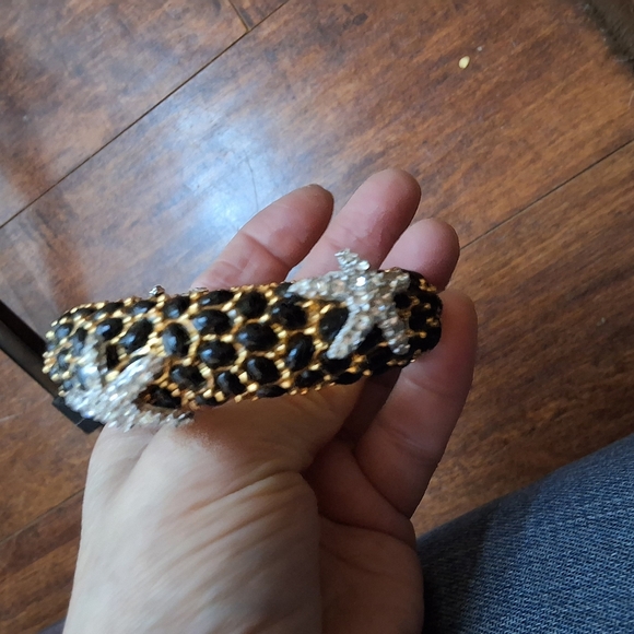 Vintage Rare KJL Black Mosaic Starfish Bracelet - Picture 14 of 14